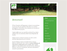 Tablet Screenshot of parcofaunisticoappennino.com